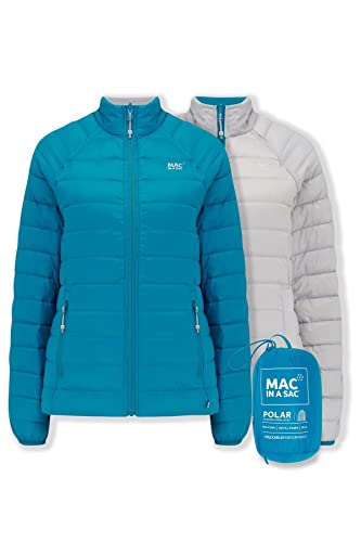 Mac in a Sac Damen Mias-pola-aw19 Jacke, Petrol Soft Grey, 44 von Mac in a Sac
