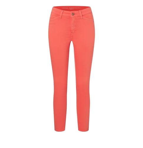 Mac Damen Jeans Dream Summer Slim Fit, verkürzte Länge Papaya orange PPT - 40/26 von Mac