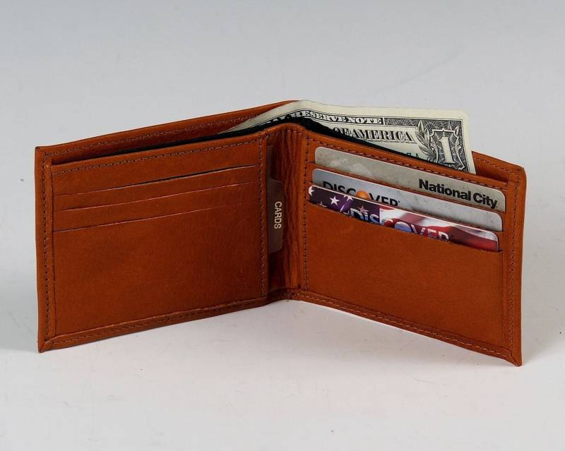 Leder Geldbörse Mit Kartenfächern von MacClayLeather