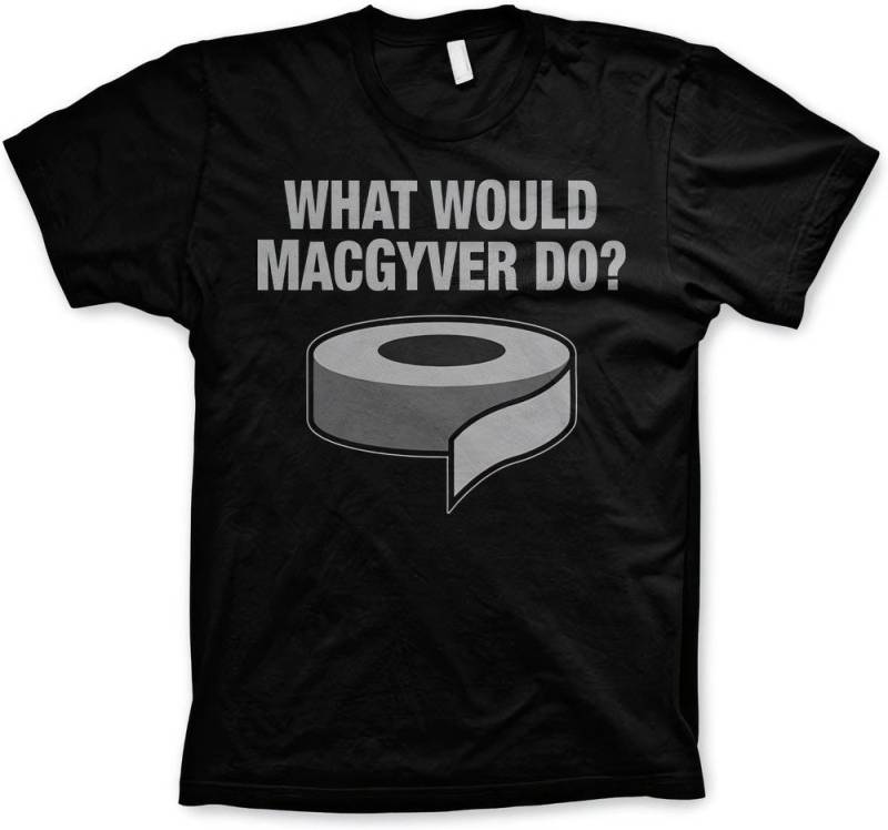 MacGyver T-Shirt What Would Do Big Tall T-Shirt von MacGyver