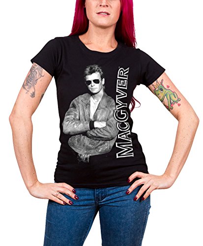 T-Shirt Macgyver Schwarz Xl von MacGyver