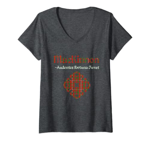 Damen Clan MacKinnon Scottish Pride T-Shirt T-Shirt mit V-Ausschnitt Damen Clan MacKinnon Scottish Pride T-Shirt T-Shirt mit V-Ausschnitt von MacKinnon Family Clan Shirts
