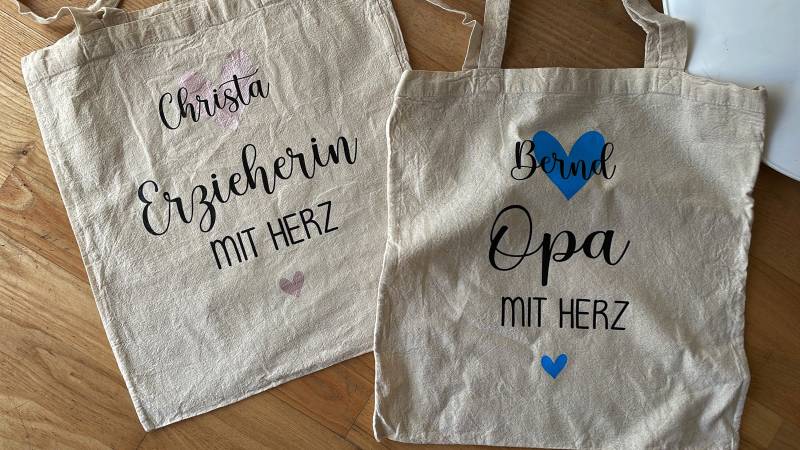 Erzieherin Lehrerin Oma Opa Hebamme Mit Herz Abschiedsgeschenk Personalisiert Kita Abschied von MacMirano