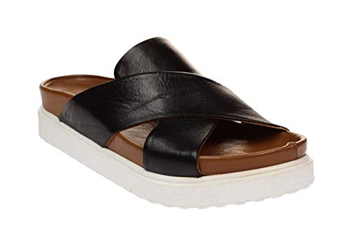 Maca Kitzbühel 2212 - Damen Schuhe Pantoletten - Nero, Größe:38 EU von Maca Kitzbühel