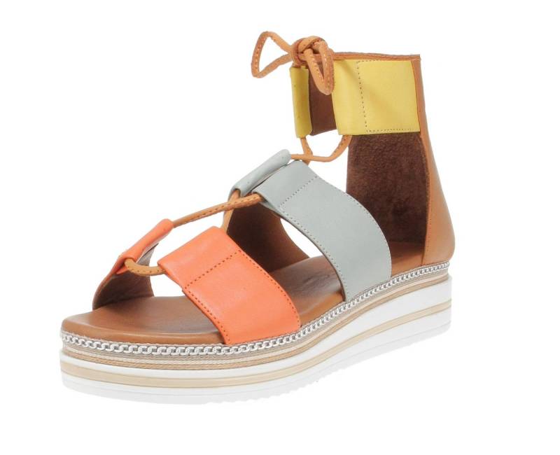 Maca Kitzbühel Maca Kitzbühel 3018 - Damen Schuhe Sandaletten - orange-kombi Sandale von Maca Kitzbühel