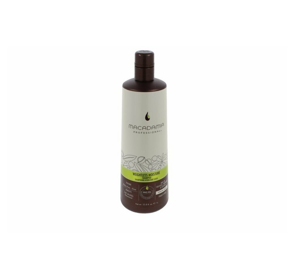 Macadamia Haarshampoo Weigthless Moisture Shampoo 1000ml von Macadamia