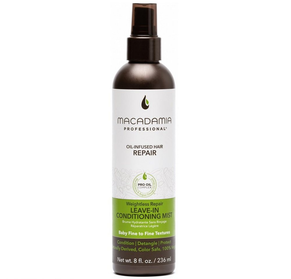 Macadamia Leave-in Pflege Macadamia Weightless Repair Leave-In Conditioning Mist 236 ml von Macadamia