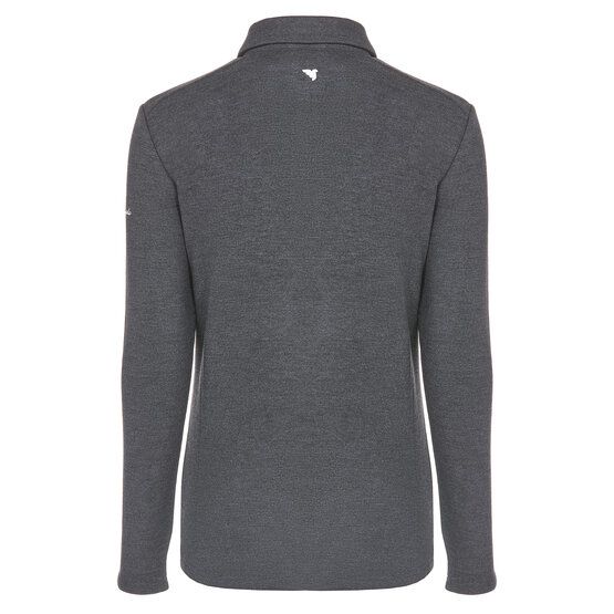 Macade Golf Brushed Shirt Langarm Polo dunkelgrau von Macade Golf