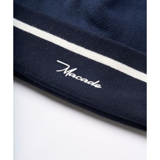 Macade Golf Cashmere Blend Course Beanie Mütze navy von Macade Golf