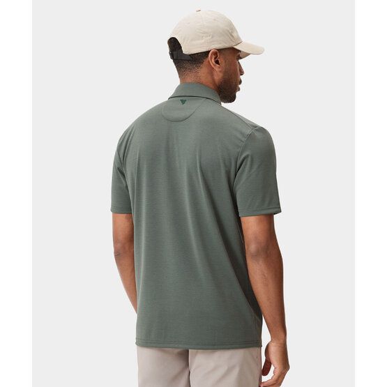 Macade Golf Core Tech Shirt Halbarm Polo dunkelgrün von Macade Golf