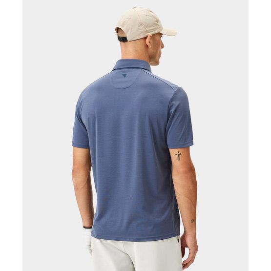 Macade Golf Core Tech Shirt Halbarm Polo hellblau von Macade Golf