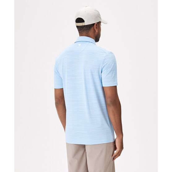 Macade Golf Flight Shirt Halbarm Polo hellblau von Macade Golf