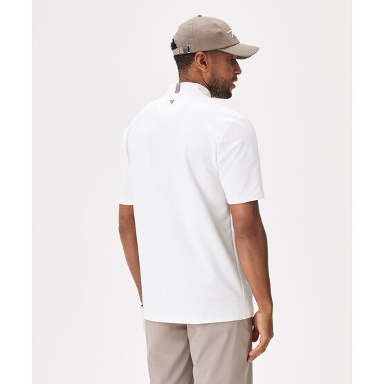 Macade Golf Heath Bomber Shirt Halbarm Polo weiß von Macade Golf