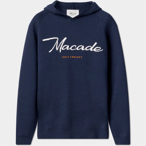 Macade Golf Signature Knit Hoodie Pullover Strick navy von Macade Golf