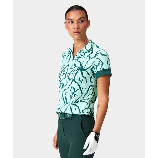 Macade Golf Taylor Signature Shirt Halbarm Polo hellgrün von Macade Golf