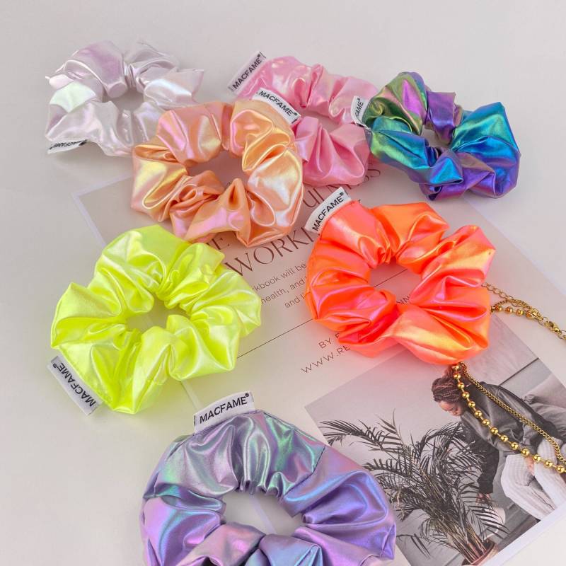 Wasserdichtes Big Scrunchie Set | Glänzend Swim Halter Lache Verträumtes Spa von MacfameDesigns