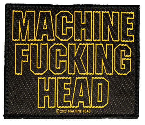 Machine Head Machine Fucking Head Aufnäher Patch Gewebt & Lizenziert !! von Machine Head