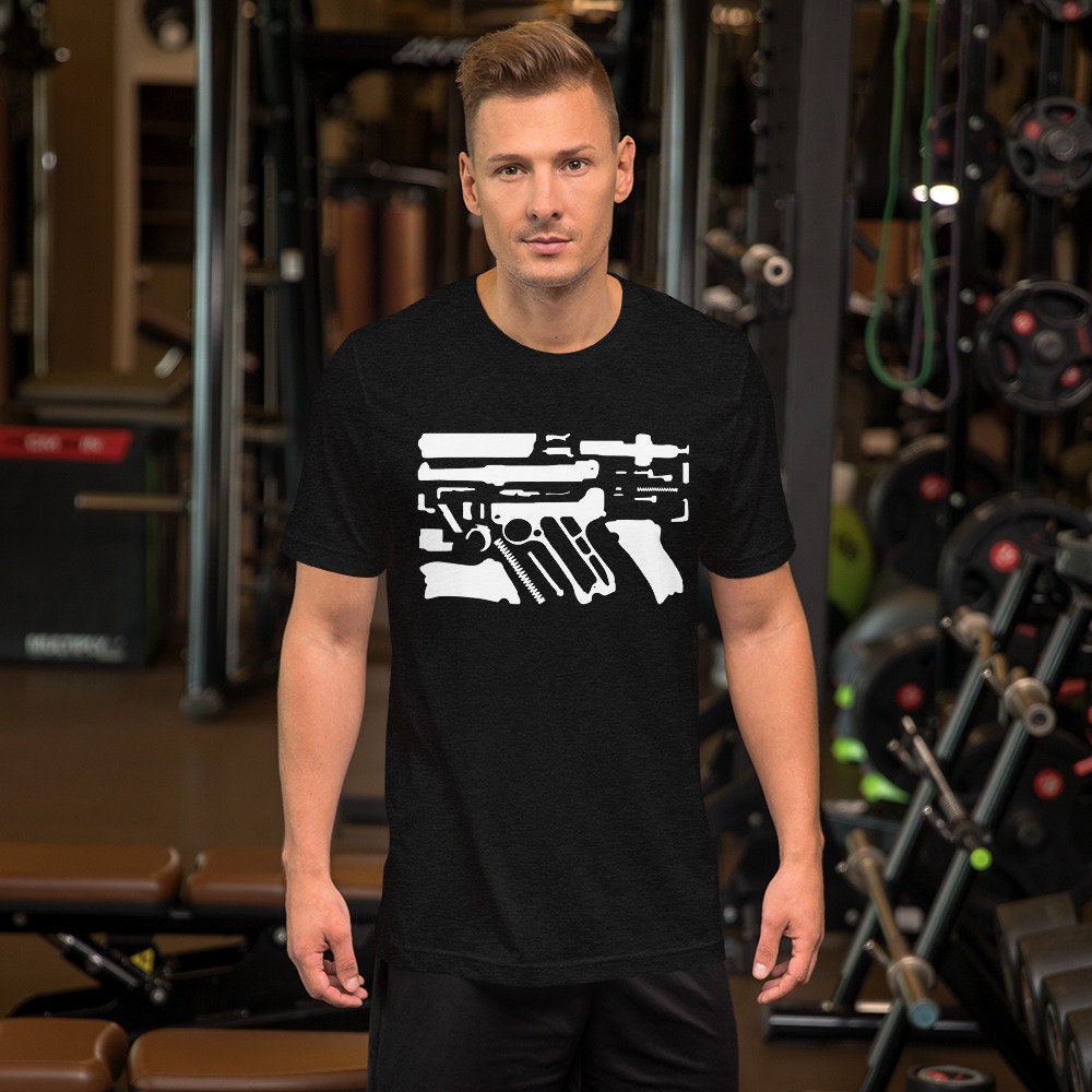 Luger P08 Pistole Explodierte T-Shirt Luger P08 Pistole Explodierte T-Shirt von MachineGunMikeShop