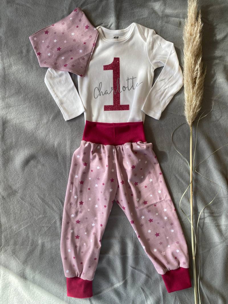 Baby Body Pumphose Halstuch Mütze Set Gr - Vers Größen Und Farben von MachsDirSelbst
