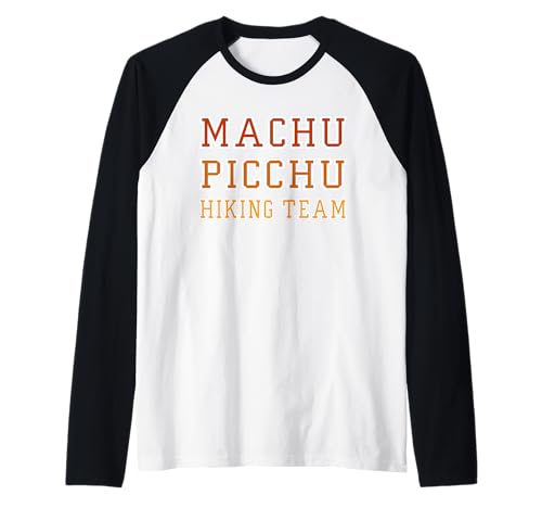 Peru Machu Picchu Cuzco Cusco Lustiges Wanderteam Herren Frau Raglan von Machu Picchu survivor Cusco Peru