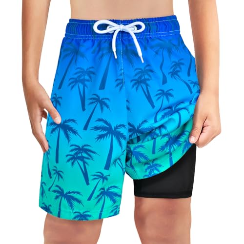 MaciRept Boys Swim Trunks Bathing Suit Youth Teen Boys Swimming Trunks with Compression Liner Kids Swimsuit Board Shorts 7-16 MaciRept Boys Swim Trunks Bathing Suit Youth Teen Boys Swimming Trunks with Compression Liner Kids Swimsuit Board Shorts 7-16 von MaciRept