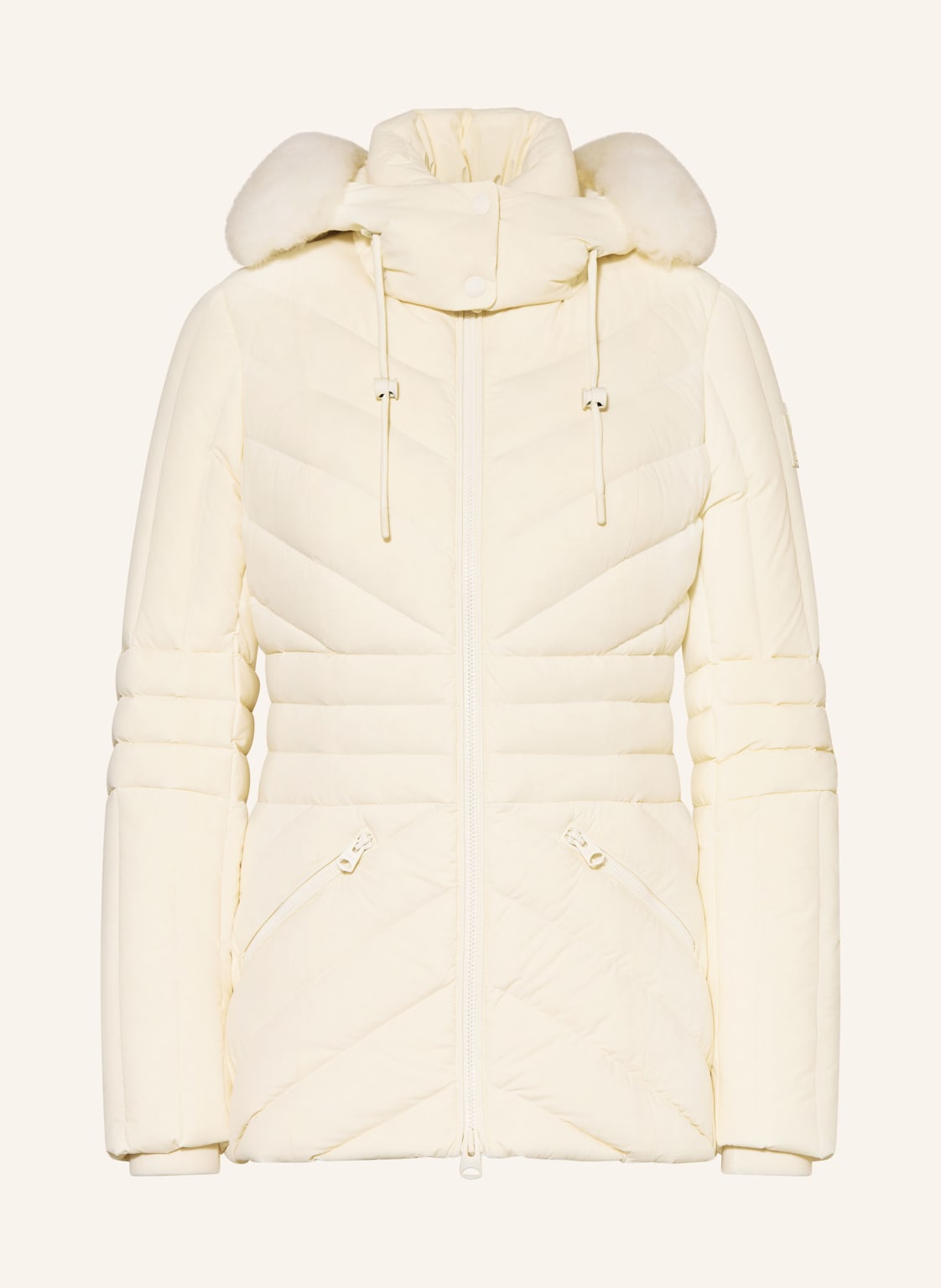 Mackage Daunenjacke Mit Abnehmbarer Kapuze weiss von Mackage