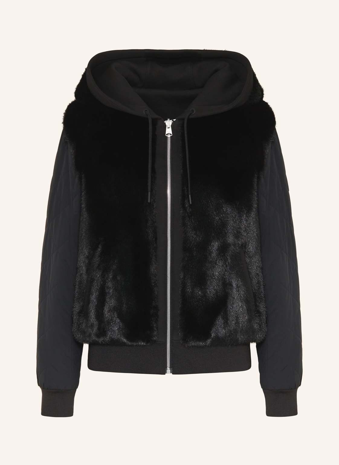 Mackage Sweatjacke Zum Wenden Mit Kunstfell schwarz von Mackage