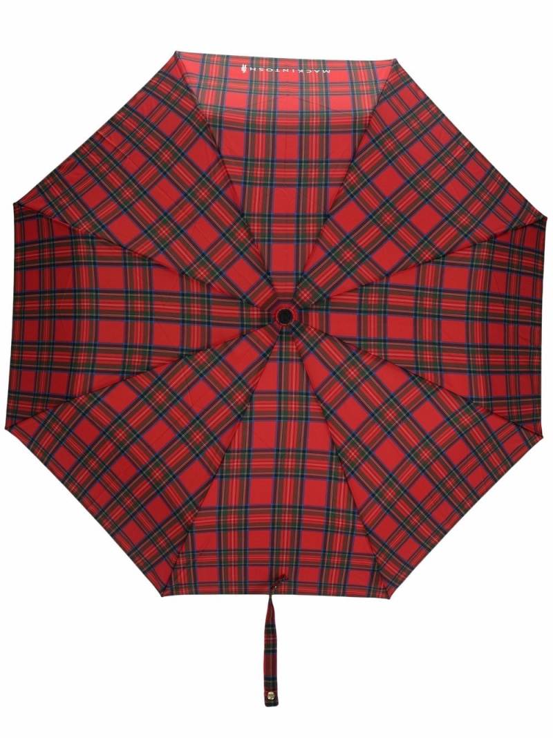 Mackintosh Ayr Automatik-Regenschirm - Rot von Mackintosh