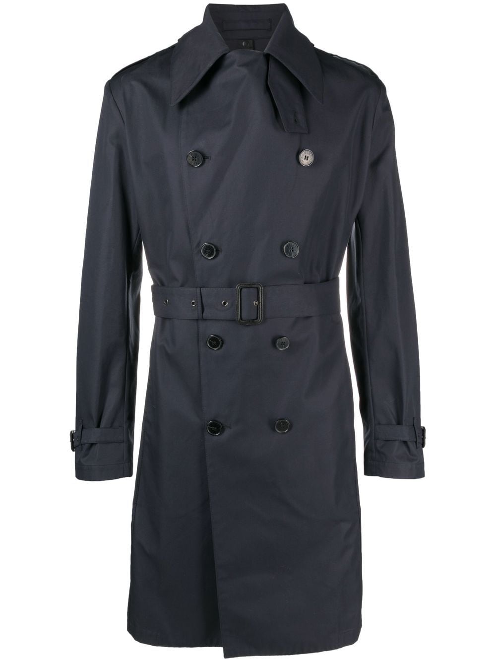 Mackintosh St Andrews Trenchcoat mit Gürtel - Blau von Mackintosh