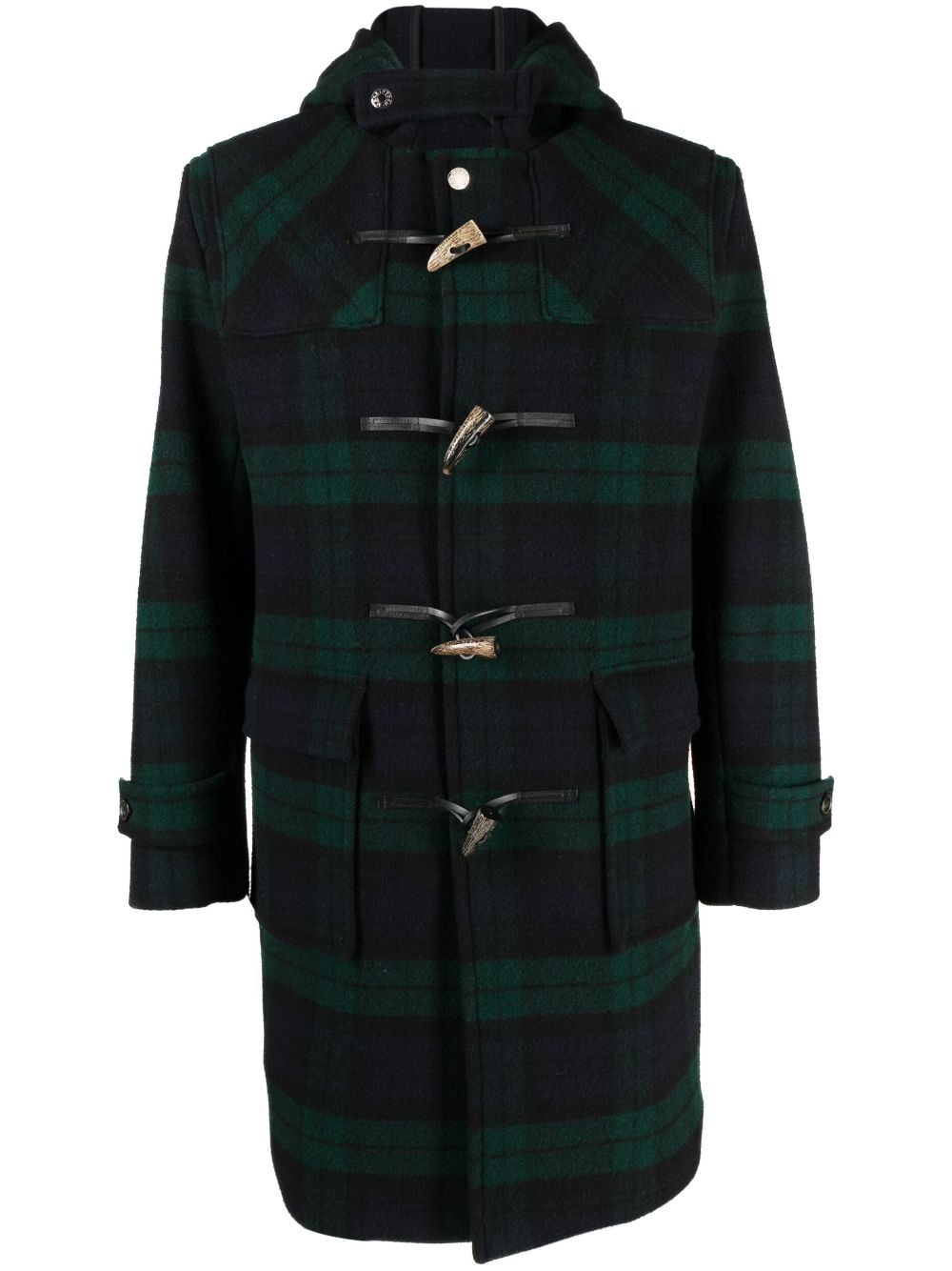 Mackintosh Weir Dufflecoat - Schwarz von Mackintosh