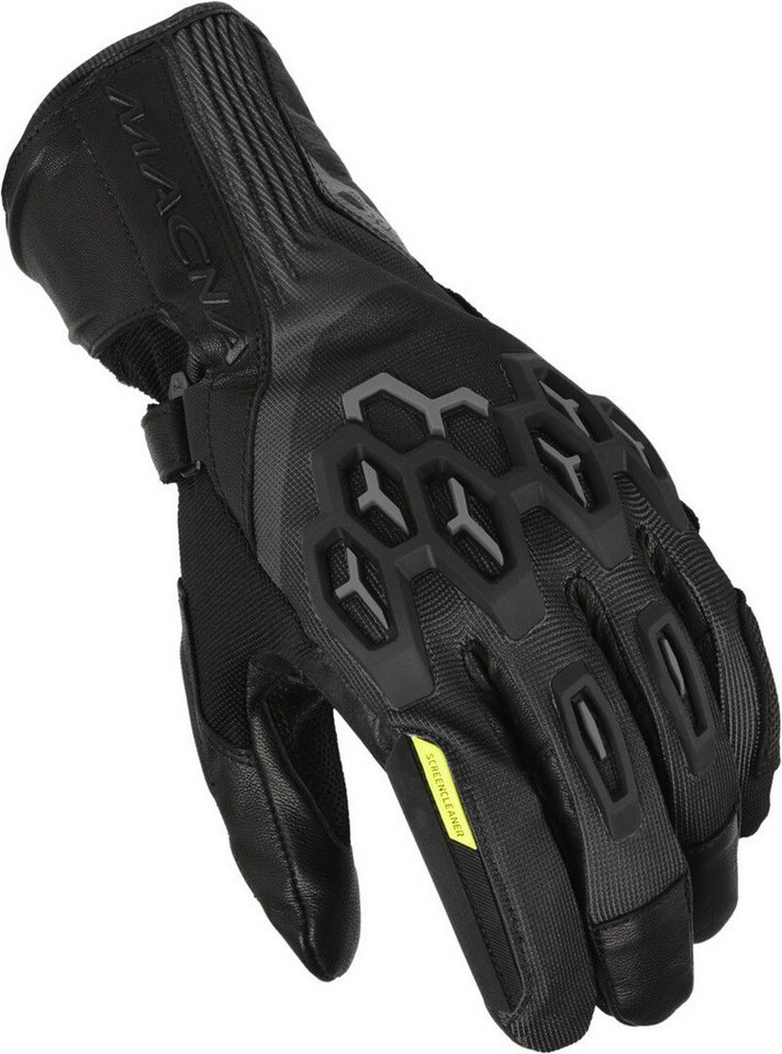 Macna Motorradhandschuhe Brawler RTX Solid wasserdichte Motorrad Handschuhe von Macna