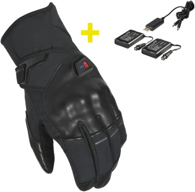 Macna Motorradhandschuhe Era RTX beheizbare wasserdichte Motorrad Handschuhe Kit von Macna