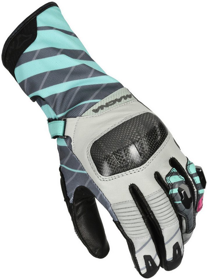 Macna Motorradhandschuhe Krown perforierte Damen Motorrad Handschuhe Atmungsaktiv protektoren von Macna