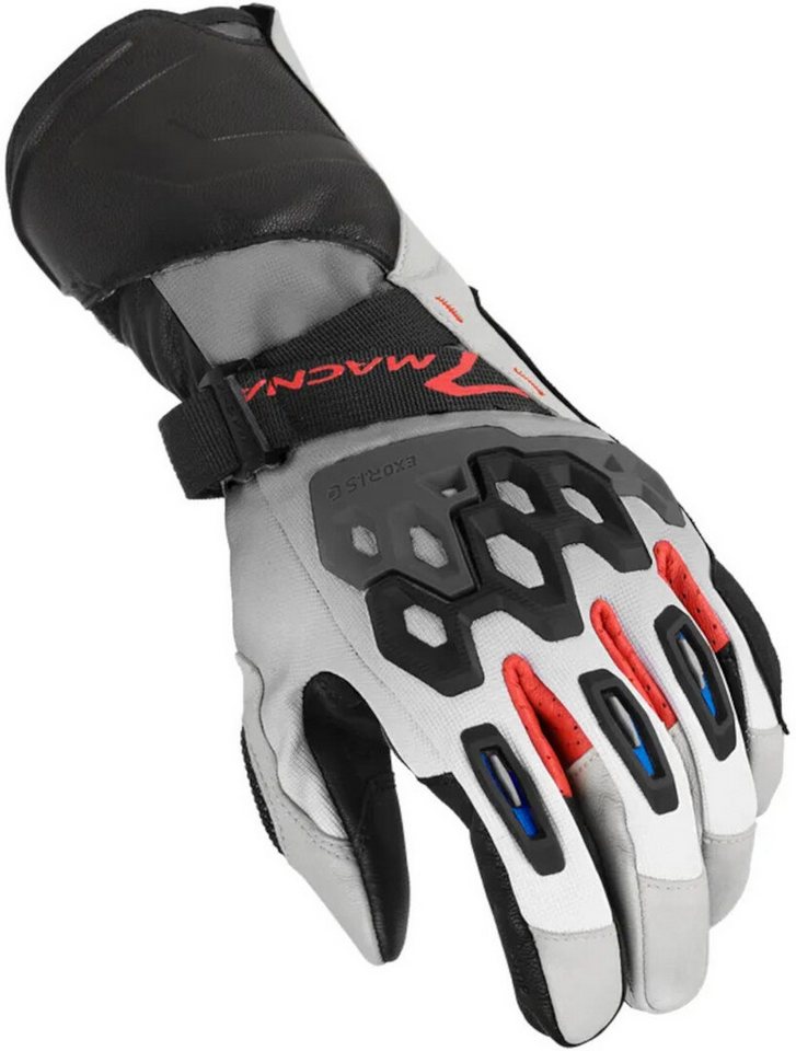 Macna Motorradhandschuhe Tanamax Motorrad Handschuhe lange Stulpe,Touchscreenbedienung möglich von Macna