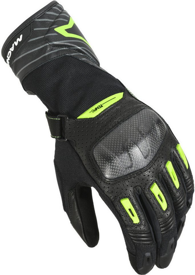 Macna Motorradhandschuhe Tempo perforierte Motorrad Handschuhe Atmungsaktiv protektoren von Macna