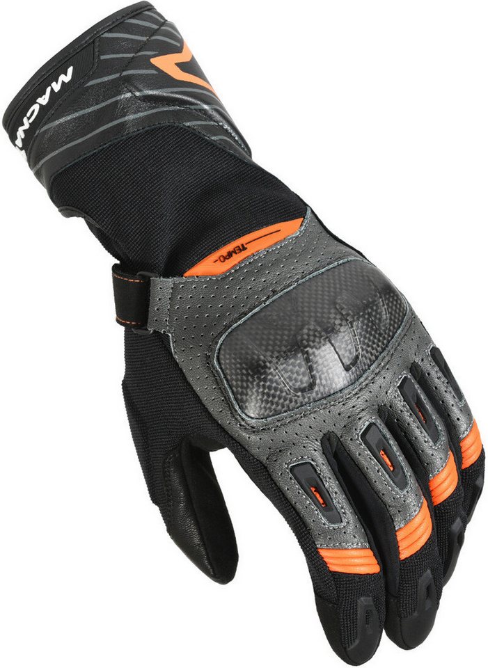 Macna Motorradhandschuhe Tempo perforierte Motorrad Handschuhe Atmungsaktiv protektoren von Macna