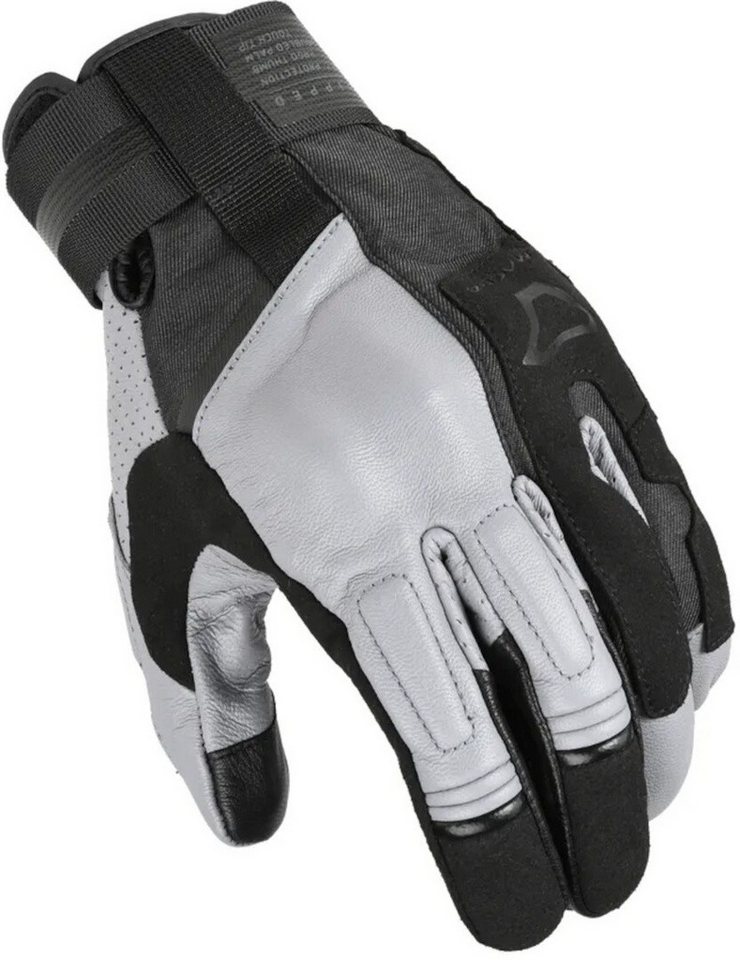 Macna Motorradhandschuhe Ulmex perforierte Motorrad Handschuhe kurze Stulpe,Touchscreenbedienung möglich von Macna