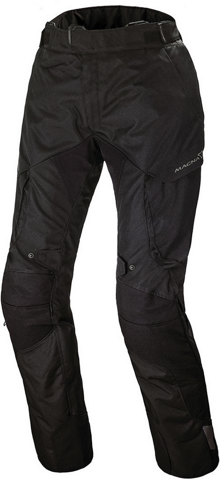 Macna Motorradhose Forge wasserdichte Damen Motorrad Textilhose (wasserdicht) Knieprotektoren enthalten,wasserdicht,herausnehmbares Innenfutter von Macna