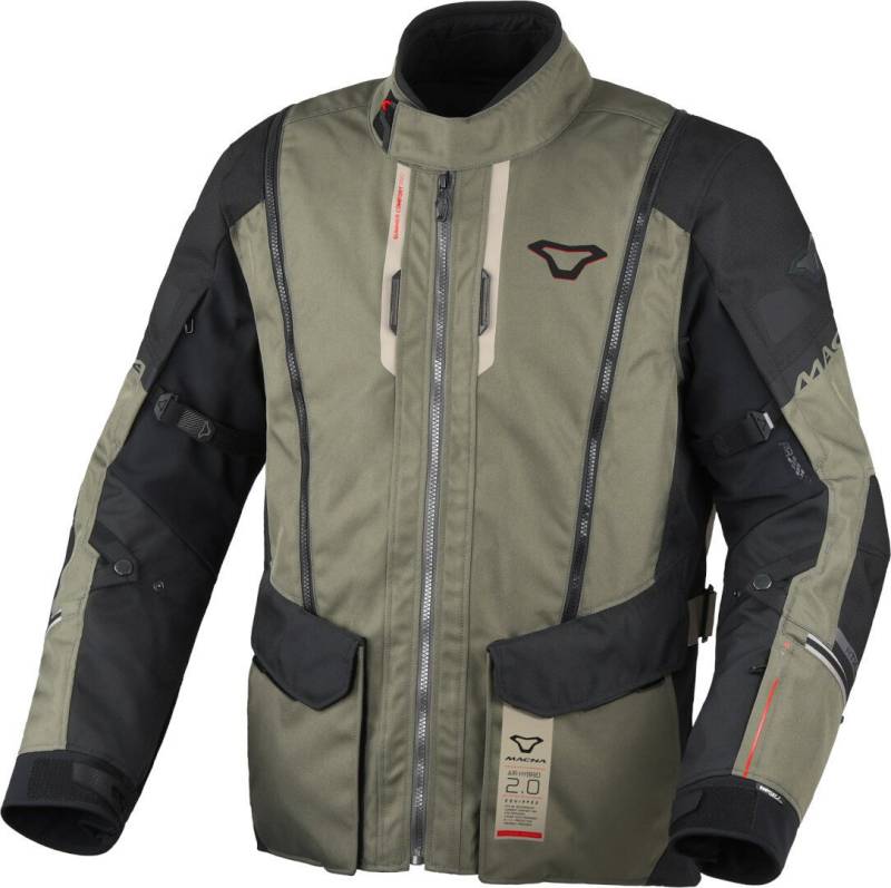 Macna Motorradjacke Air Hybrid 2.0 wasserdichte Motorrad Textiljacke herausnehmbares Innenfutter,herausnehmbare Membrane,wasserdicht von Macna