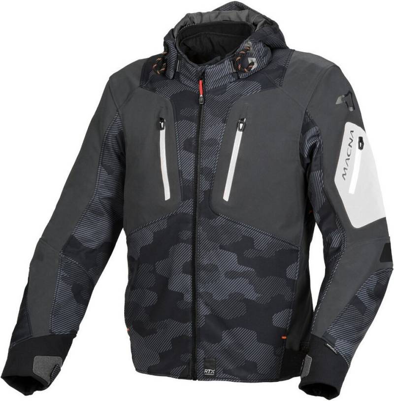 Macna Motorradjacke Angle Camo wasserdichte Motorrad Textiljacke von Macna