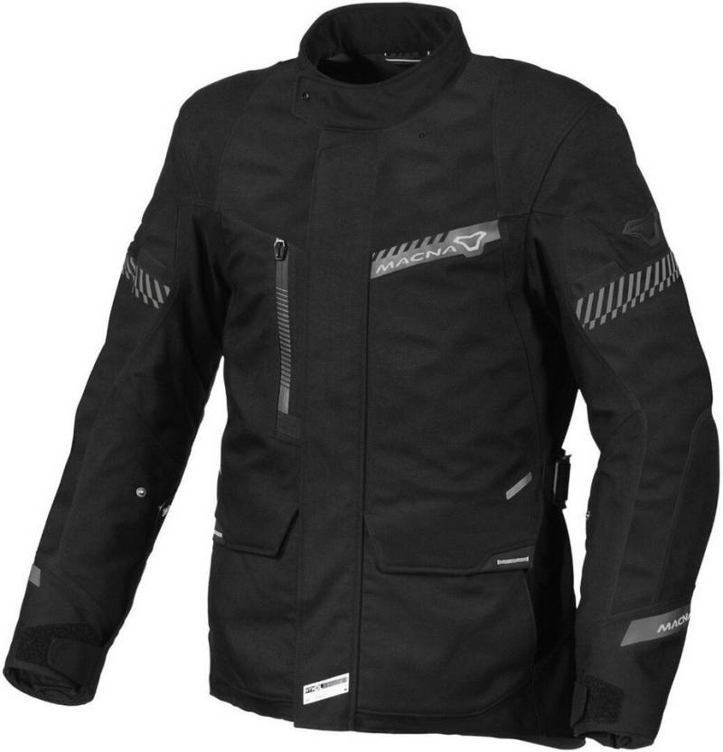 Macna Motorradjacke Aspire wasserdichte Motorrad Textiljacke herausnehmbares Innenfutter von Macna