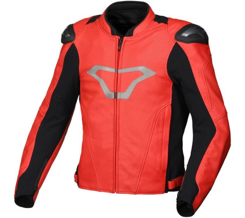 Macna Motorradjacke Aviant Air perforierte Motorrad Lederjacke von Macna