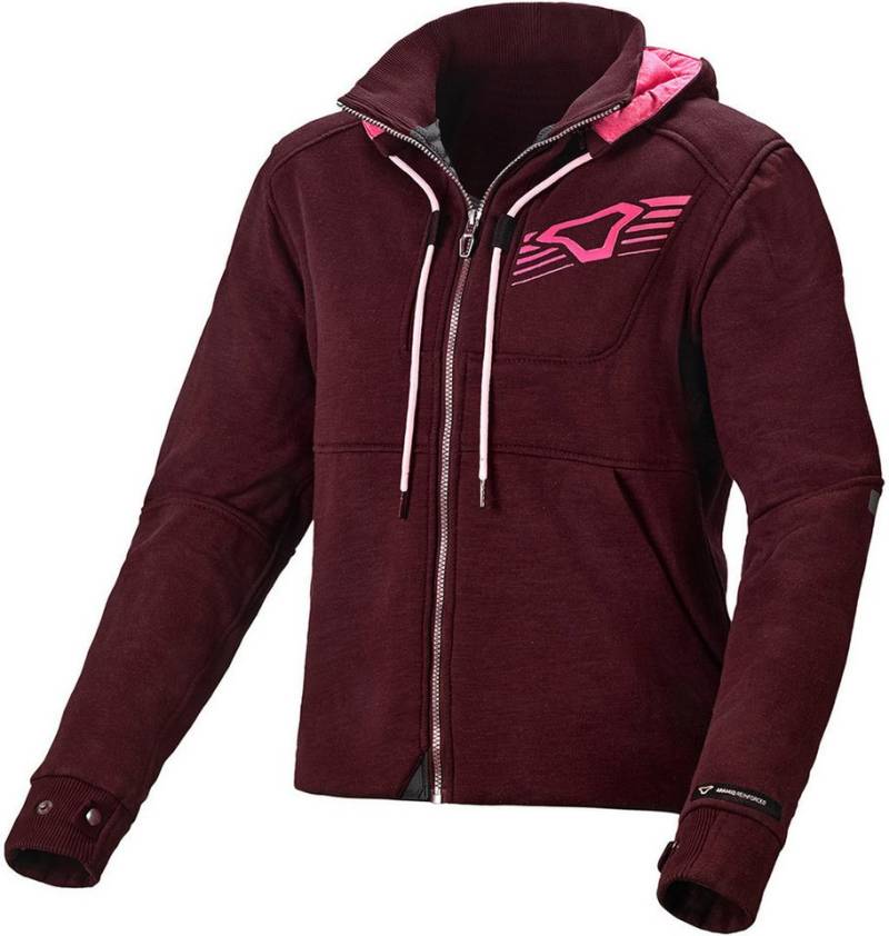Macna Motorradjacke District Damen Motorrad Textiljacke (mit Handschuhen) protektoren reflektierende von Macna