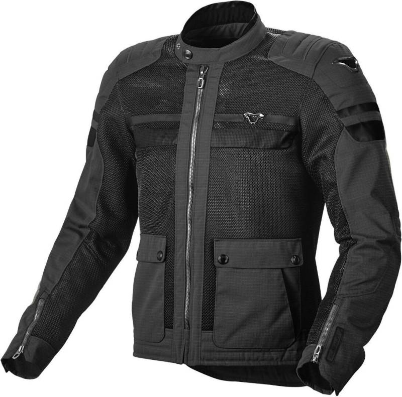 Macna Motorradjacke Fluent Motorrad Textiljacke Atmungsaktiv protektoren reflektierende von Macna