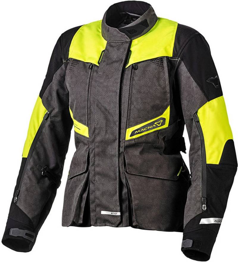 Macna Motorradjacke Fusor NightEye Damen Motorrad Textiljacke von Macna