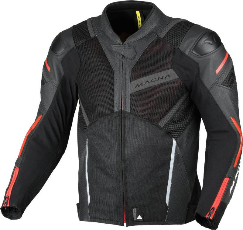 Macna Motorradjacke Galvic perforierte Motorrad Leder-/Textiljacke perforiert von Macna