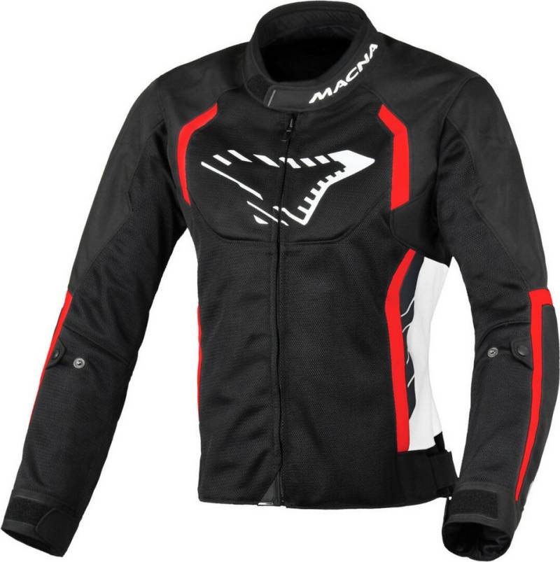 Macna Motorradjacke Grisca Damen Motorrad Textiljacke (mit Handschuhen) Atmungsaktiv protektoren reißverschluss von Macna