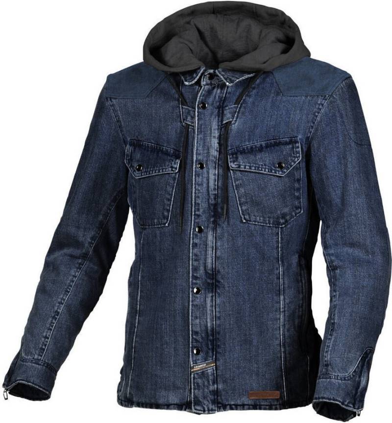Macna Motorradjacke Inland Motorrad Textiljacke Atmungsaktiv protektoren reflektierende reißverschluss von Macna