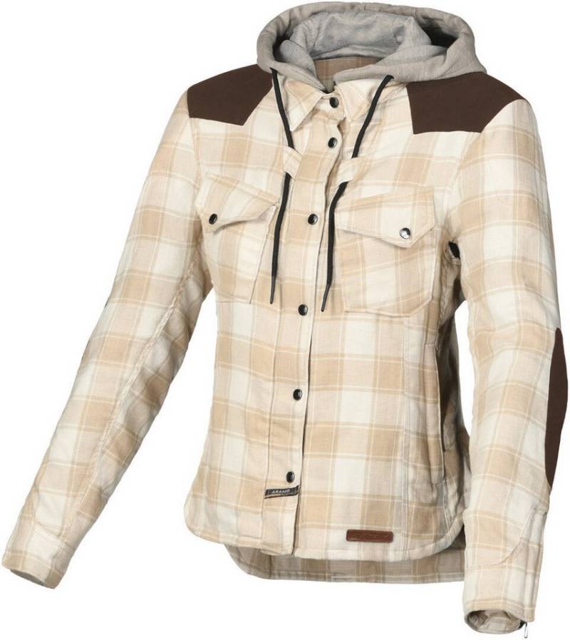 Macna Motorradjacke Inland Plaid Damen Motorrad Textiljacke von Macna