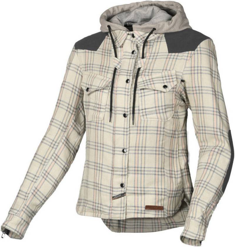 Macna Motorradjacke Inland Plaid Damen Motorrad Textiljacke von Macna
